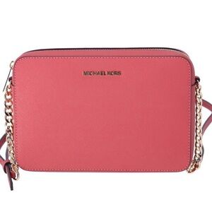 Michael Kors Jet Set Leather EW Crossbody ~ NWT ~ Light Berry